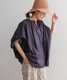 「URBAN RESEARCH DOORS」 半袖ブラウス MEDIUM グリーン レディースの画像2