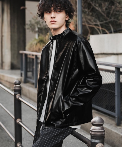 ロッキー Rocky Monroe（ロッキーモンロー） 革ジャン ライダース PUレザー