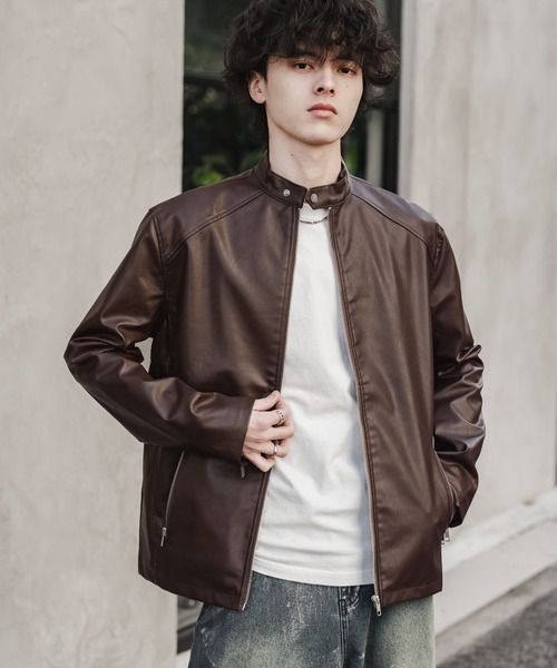 Rocky Monroe（ロッキーモンロー） 革ジャン ライダース PUレザー