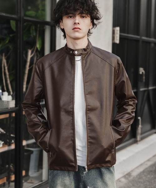 Rocky Monroe（ロッキーモンロー） 革ジャン ライダース PUレザー