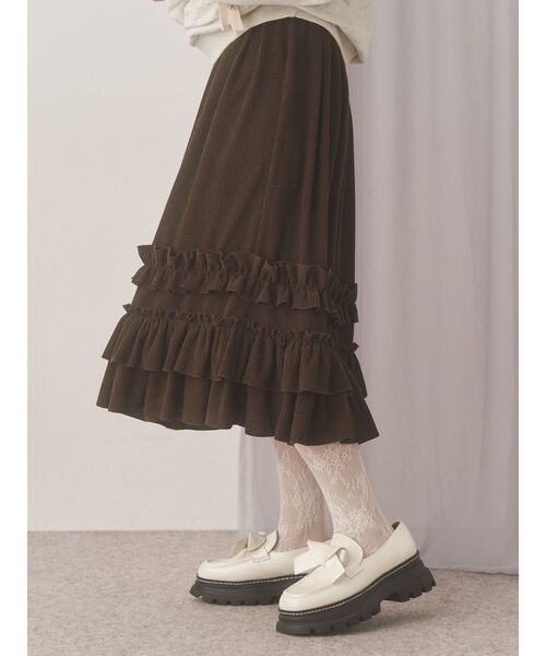 merry jenny（メリージェニー） スカート コーデュロイフリルタックス