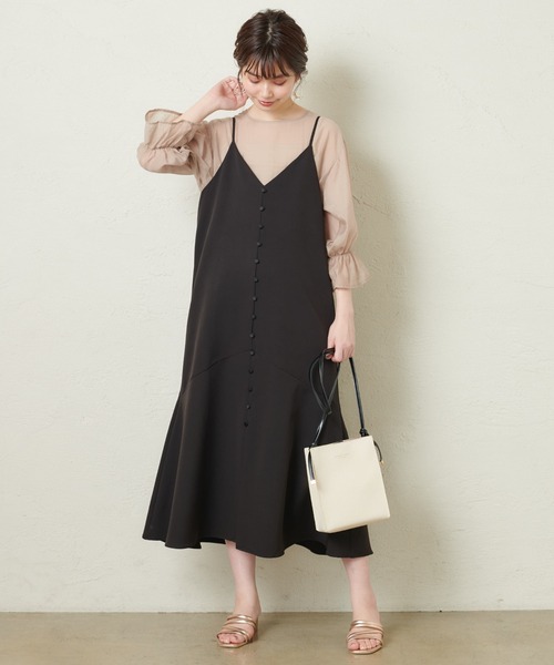 「natural couture」 7分袖ブラウス FREE サックスブルー レディース_画像4