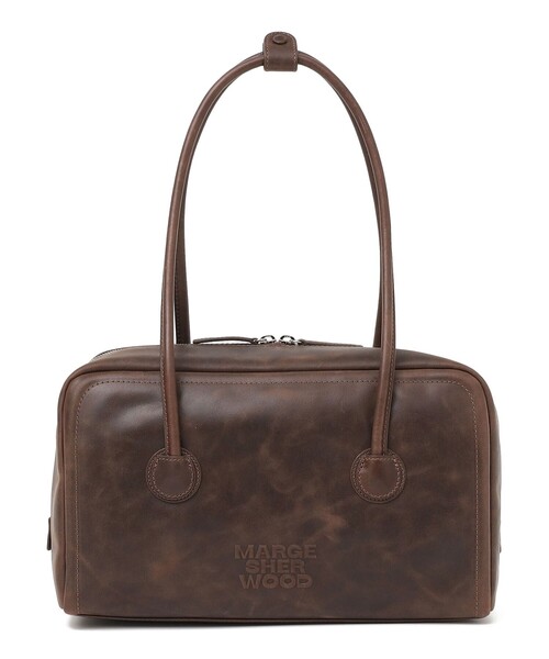 MARGESHERWOODソフトドットバッグ ヌバック ブラウン MARGESHERWOODソフトドットバッグ ヌバック ブラウン