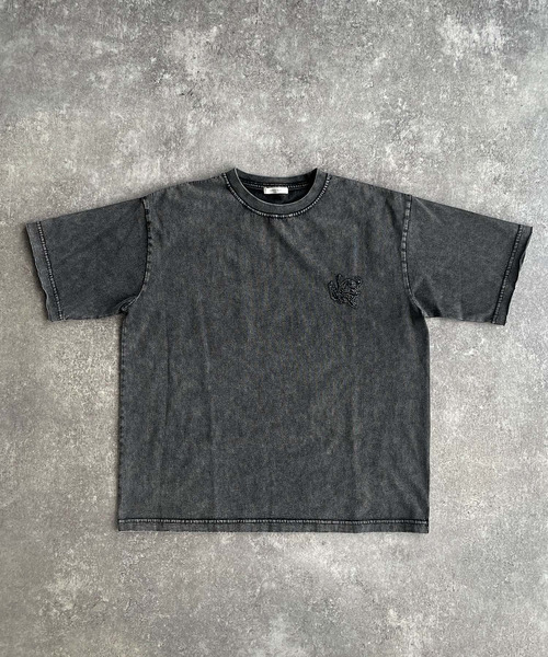 「Classical Origin」 半袖Tシャツ MEDIUM チャコール メンズ_画像3