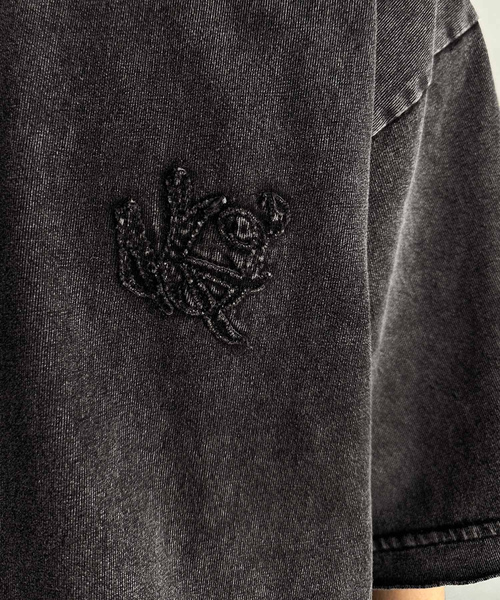 「Classical Origin」 半袖Tシャツ MEDIUM チャコール メンズ_画像7