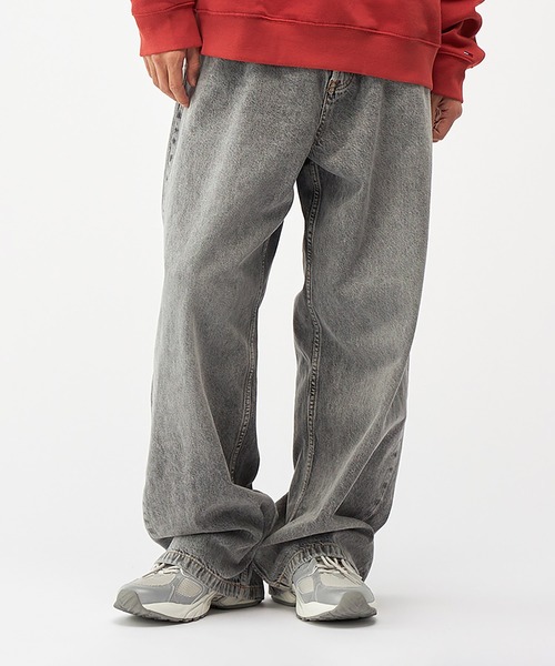 TOMMY JEANS（トミー・ジーンズ） ジーンズ ウォッシュドグレーバギー