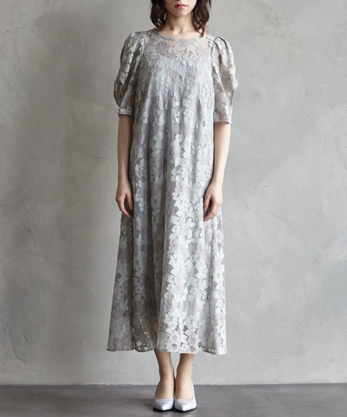 「AIMER」 半袖ワンピース MEDIUM ピンク レディース_画像8