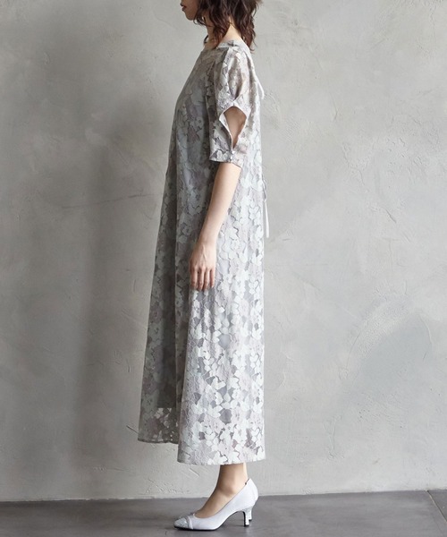 「AIMER」 半袖ワンピース MEDIUM ピンク レディース_画像9