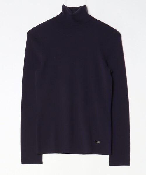 美品　FOXEY フォクシー タートルネック　ニット　トップス　ブラック　38 美品】FOXEYフォクシー日本製 コットン混タートルネックニットセーター