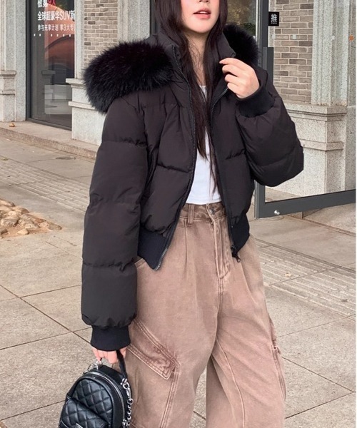 NEW GENTLEMAN ダウンコート ダウンジャケット ナヌーク ファーフード