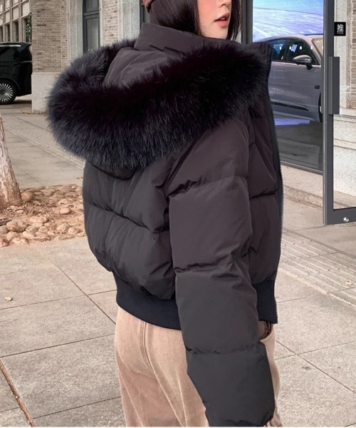 NEW GENTLEMAN ダウンコート ダウンジャケット ナヌーク ファーフード