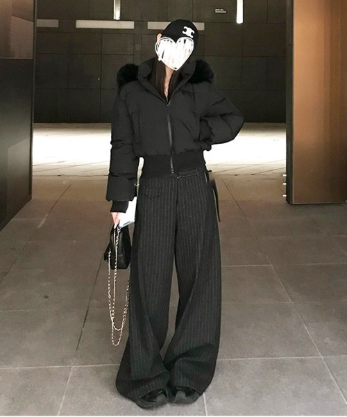 NEW GENTLEMAN ダウンコート ダウンジャケット ナヌーク ファーフード 