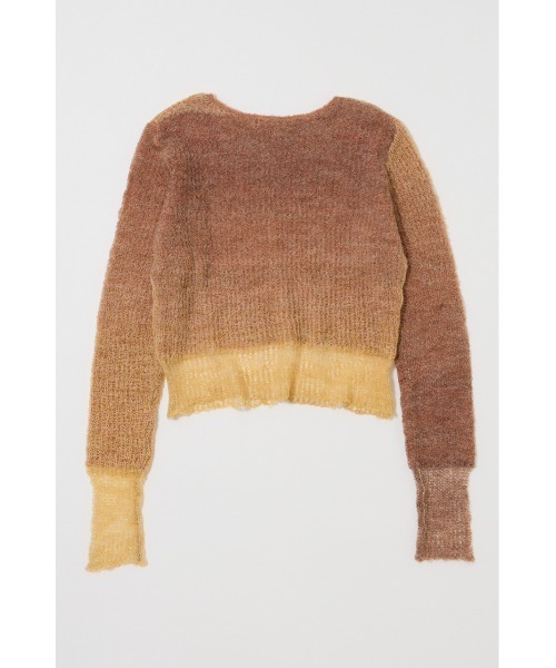MOUSSY（マウジー） ニット セーター GRADATION CROPPED ニット