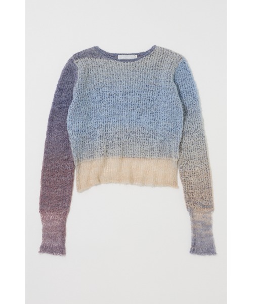 MOUSSY（マウジー） ニット セーター GRADATION CROPPED ニット