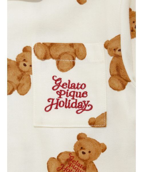 gelato pique（ジェラートピケ） パジャマ 「HOLIDAY」「KIDS」ベア柄
