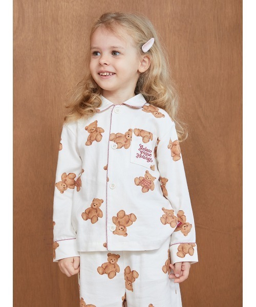 gelato pique（ジェラートピケ） パジャマ 「HOLIDAY」「KIDS」ベア柄