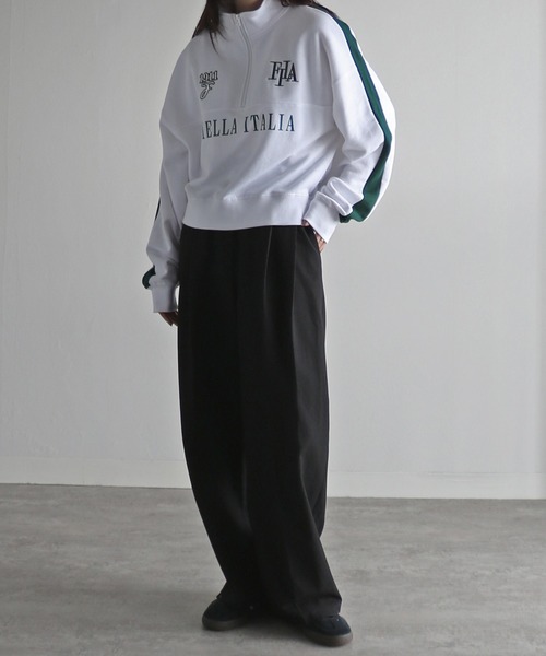 FILA（フィラ） スウェットカットソー L ネイビー レディース