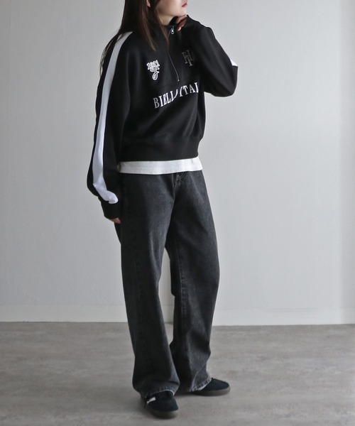 FILA ネイビーレディーストップス L FILA（フィラ） スウェットカットソー L ネイビー レディース