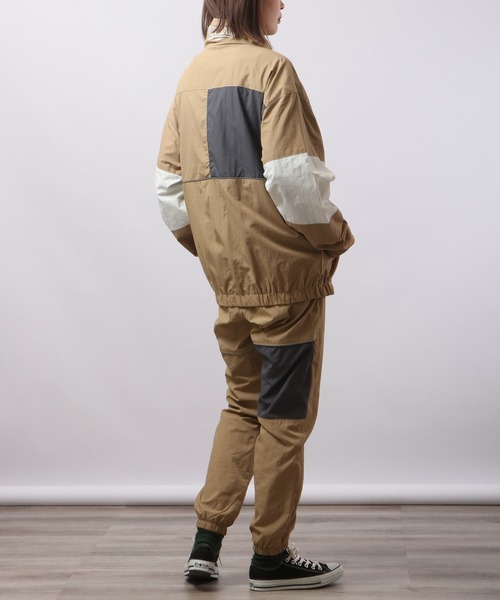 「LONSDALE」 イージーパンツ L ベージュ メンズ_画像3