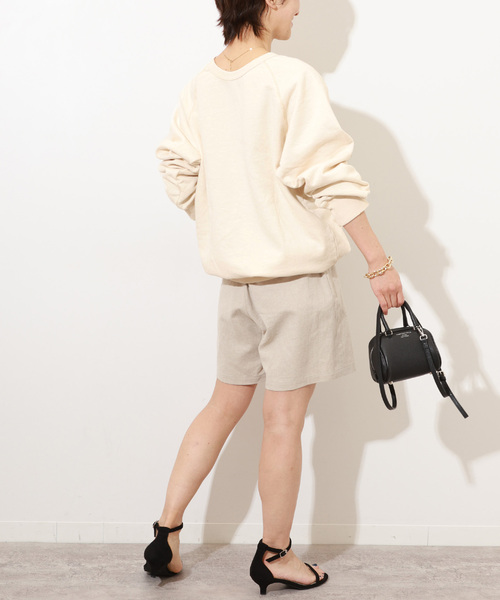 「MIXTA」 スウェットカットソー LARGE ホワイト レディース_画像5