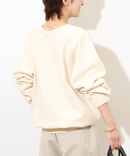 「MIXTA」 スウェットカットソー LARGE ホワイト レディース_画像9