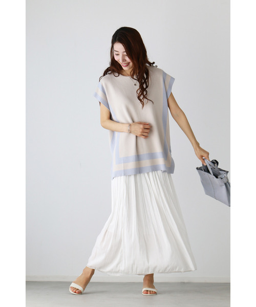 「Ehre style」 セットアップ FREE ベージュ×ブラック レディース_画像8