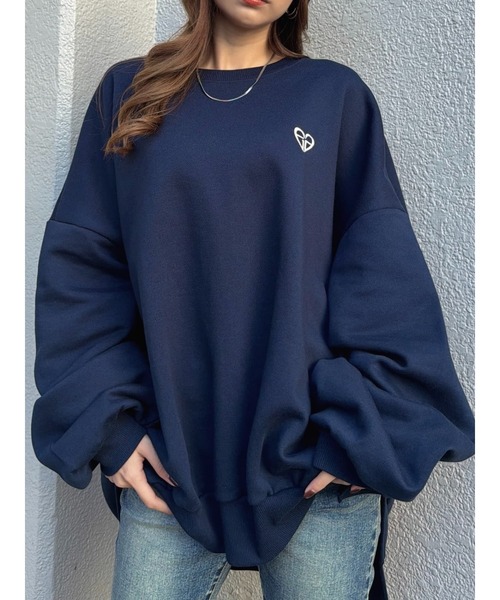 EGOIST（エゴイスト） トレーナー スウェット ハートロゴプルオーバー