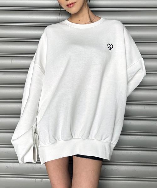 EGOIST（エゴイスト） トレーナー スウェット ハートロゴプルオーバー