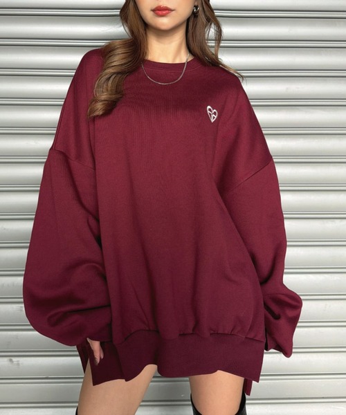 EGOIST（エゴイスト） トレーナー スウェット ハートロゴプルオーバー