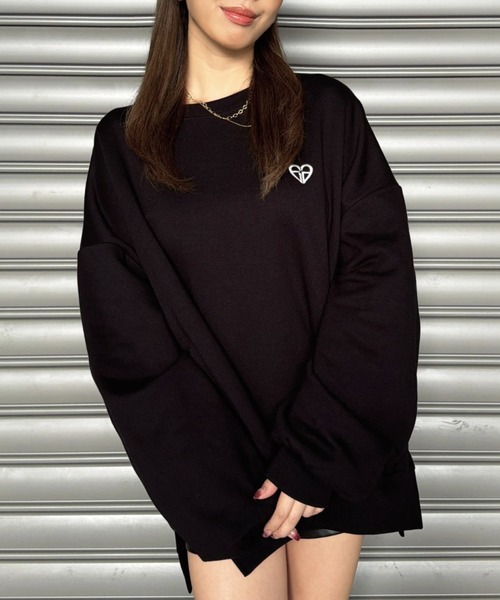 EGOIST（エゴイスト） トレーナー スウェット ハートロゴプルオーバー