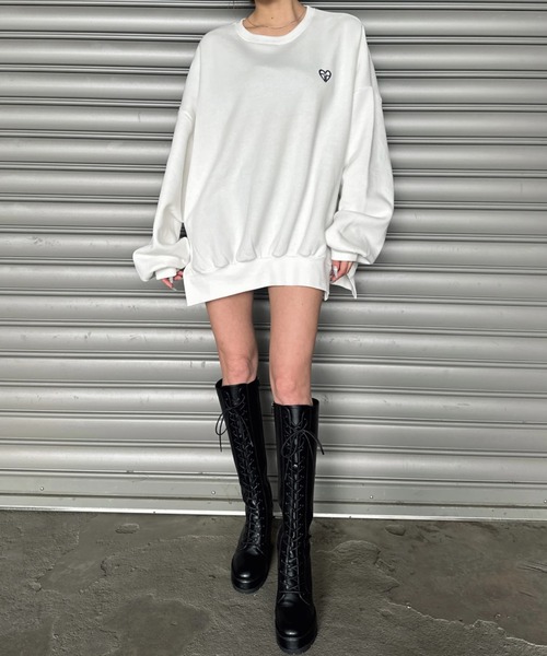 EGOIST（エゴイスト） トレーナー スウェット ハートロゴプルオーバー