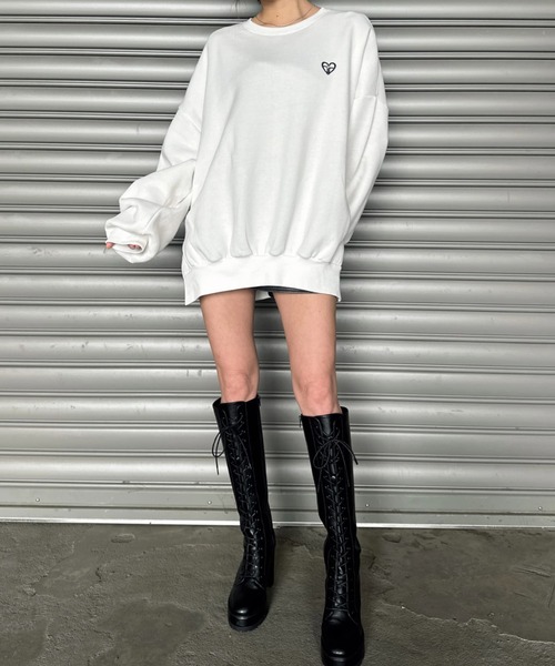 EGOIST（エゴイスト） トレーナー スウェット ハートロゴプルオーバー