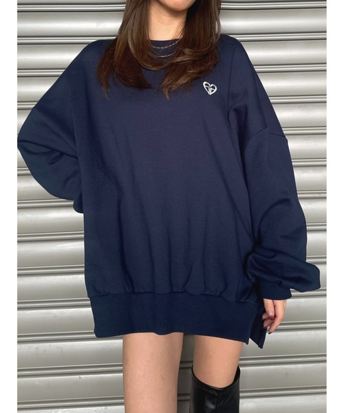 EGOIST（エゴイスト） トレーナー スウェット ハートロゴプルオーバー