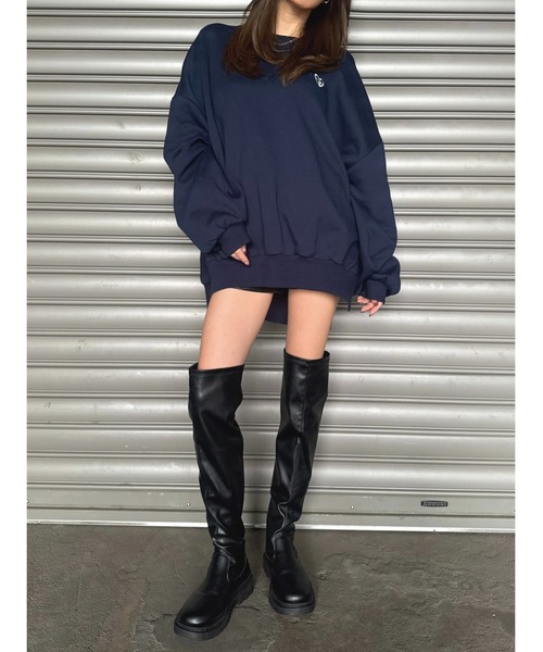 けぇ様❤️10点⭐️A1066⭐️ EGOIST ♥ ラインウエストスウェットスカート 高身長 ストレートスウェットスカート（セットアップ対応）（トール