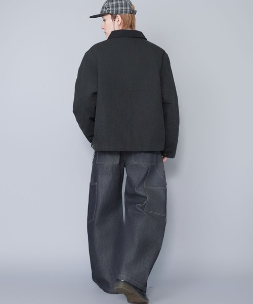 SPINNS（スピンズ） ブルゾン アウター 「短丈」中綿ダック地