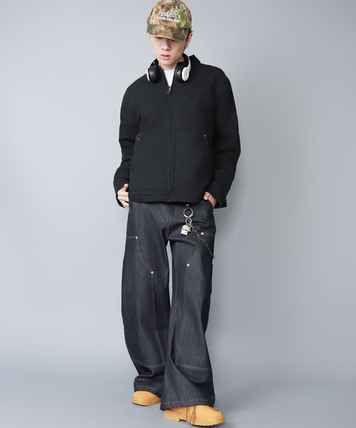 SPINNS（スピンズ） ブルゾン アウター 「短丈」中綿ダック地