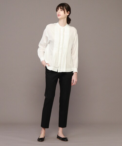 「DRESSTERIOR」 長袖チュニック 38 オフホワイト レディース_画像5