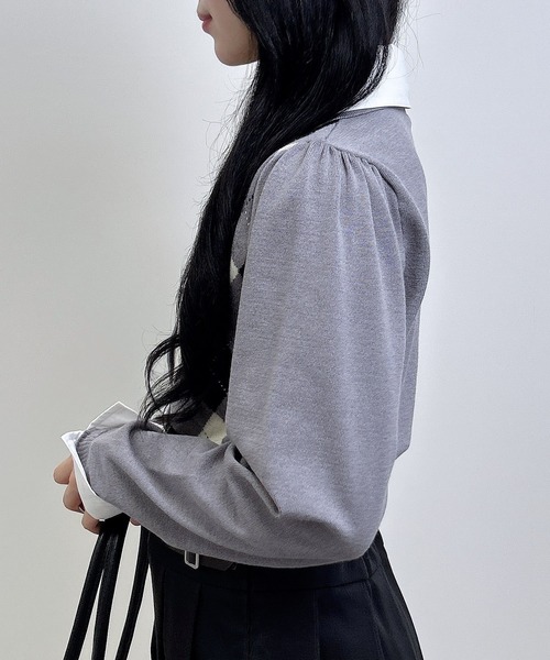 「INGNI」 長袖ニット M ネイビー レディース_画像7