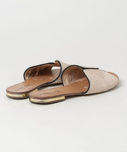 「TABITA」 フラットサンダル US7 ベージュ レディース_画像2
