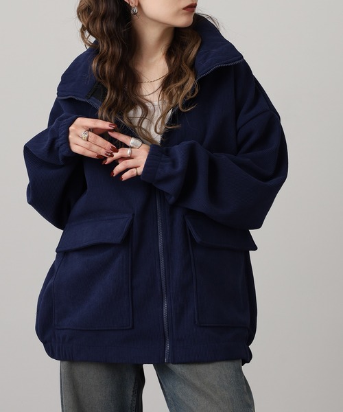 「FUNALIVE」 「beaumere」ブルゾン LL ネイビー メンズ_画像4