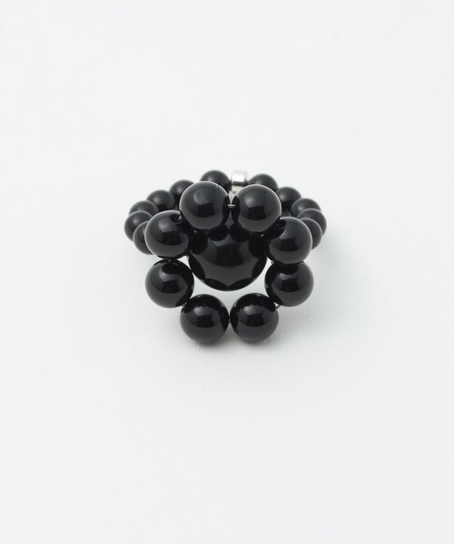 in mood（インムード） 指輪 リング 「in mood」ONYX FLOWER リング