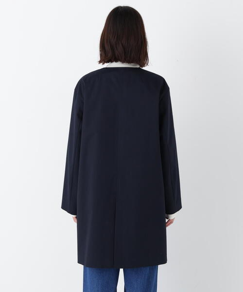 human woman（ヒューマンウーマン） ノーカラーコート コート ライナー