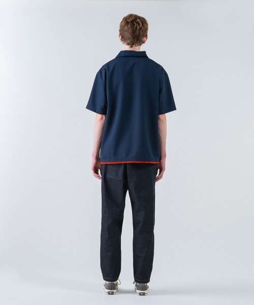 rehacer（レアセル） tシャツ : Asymmetry Collar Polo