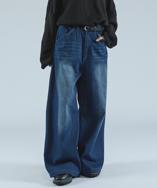 「CIASENSE」 デニムパンツ M ブルー メンズ_画像3