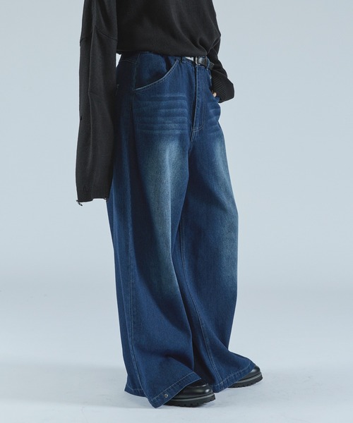 「CIASENSE」 デニムパンツ M ブルー メンズ_画像8