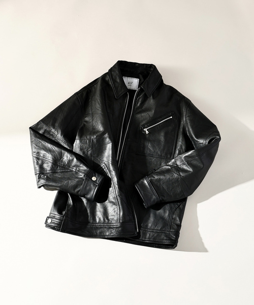 417 EDIFICE（フォーワンセブンエディフィス）の「lamb leather 