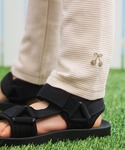 レギンス スパッツ ストレッチワッフルレギンス...の詳細画像3