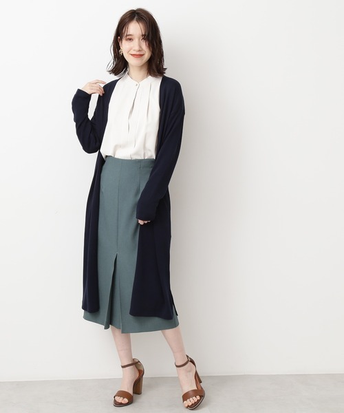 「N.（N. Natural Beauty Basic）」 長袖ブラウス MEDIUM ライトグリーン レディース_画像4
