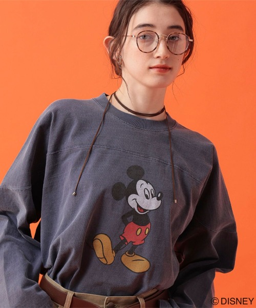George's tシャツ 「DISNEY」ミッキーマウス／ロンT レディース
