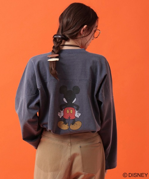 George's tシャツ 「DISNEY」ミッキーマウス／ロンT レディース